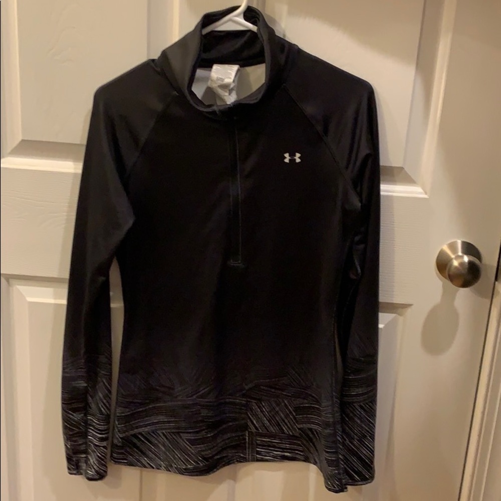Under armour black quarter zip